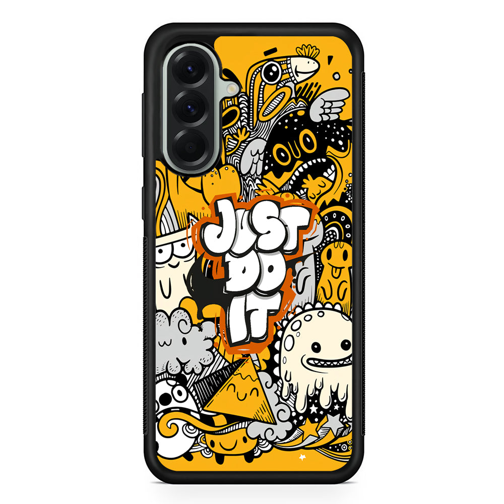 Nike Make Smile with Doodle Samsung Galaxy A56 Case | Durable Samsung Galaxy A56 Cover