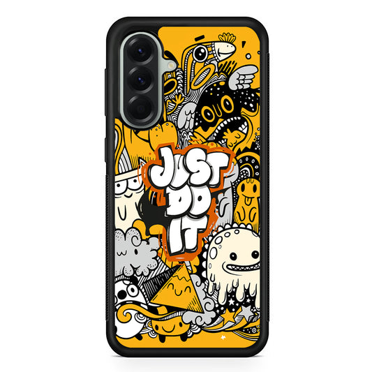 Nike Make Smile with Doodle Samsung Galaxy A56 Case | Durable Samsung Galaxy A56 Cover