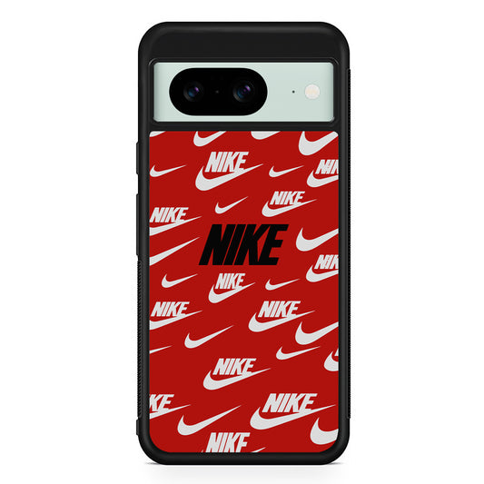 Nike Irregular Emblem Google Pixel 8 Case | Slim Rubber Case for Google Pixel 8