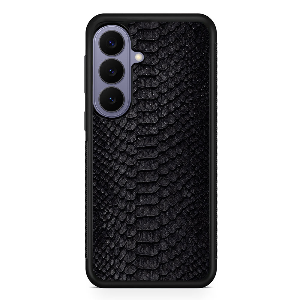 Black Snake Skin Pattern Samsung Galaxy S26 Case | Durable Rubber Case for Samsung Galaxy S26