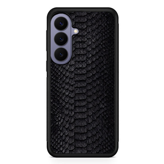Black Snake Skin Pattern Samsung Galaxy S26 Case | Durable Rubber Case for Samsung Galaxy S26