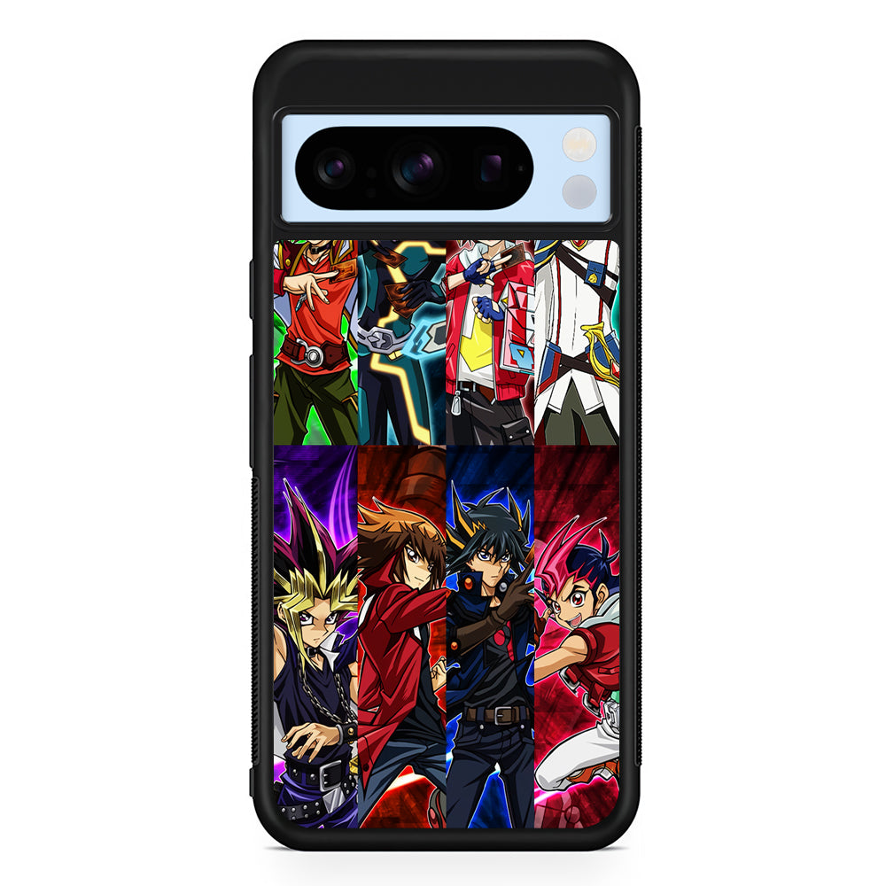 Yu-Gi-Oh All Main Character Google Pixel 8 Pro Case | Slim Rubber Case for Google Pixel 8 Pro