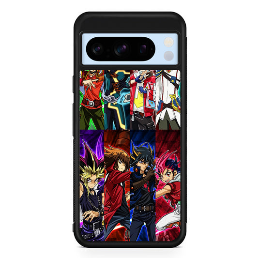 Yu-Gi-Oh All Main Character Google Pixel 8 Pro Case | Slim Rubber Case for Google Pixel 8 Pro