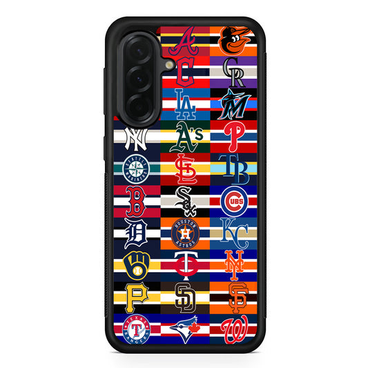 All MLB Teams Jersey Samsung Galaxy A36 Case | Protective Rubber Cover