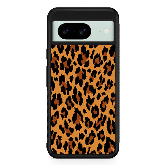 Brown Leopard Skin Pattern Google Pixel 8 Case | Durable Protective Cover for Google Pixel 8