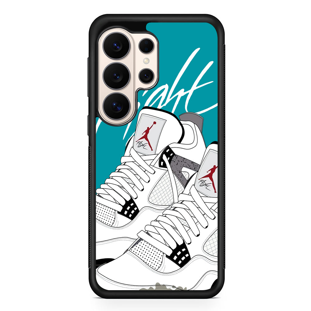 Air Jordan The White Shoes Samsung Galaxy S26 Ultra Case | Durable Samsung Galaxy S26 Ultra Phone Case