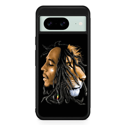 Bob Marley Lion Art Google Pixel 8 Case | Durable Protective Cover for Google Pixel 8