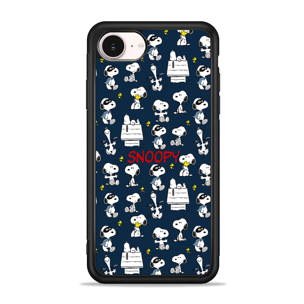 Snoopy All Activity iPhone 17e Case - Silicone Case