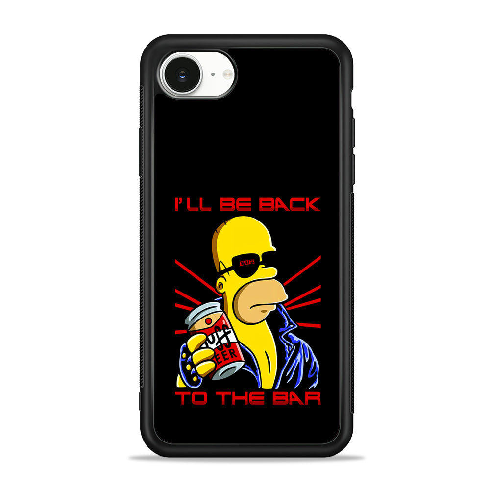 Homer Simpson with Duff Beer iPhone 16e Case | Protective Phone Cover