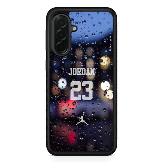Air Jordan Glow from Rainy Night Samsung Galaxy A36 Case | Slim Samsung Galaxy A36 Protective Case