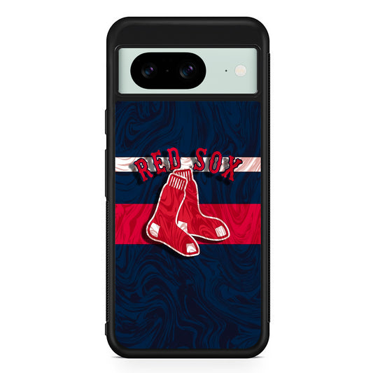 MLB Boston Red Sox Logo Google Pixel 8 Case | Durable Protective Cover for Google Pixel 8