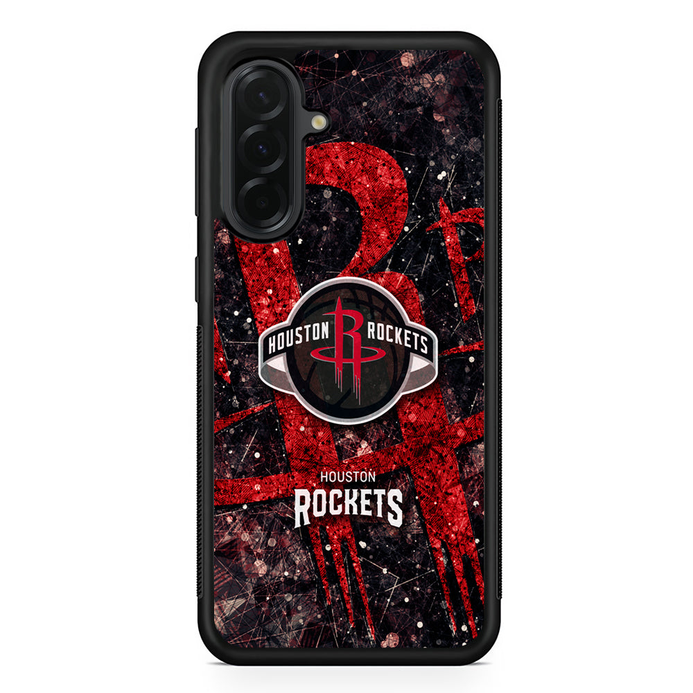 NBA Houston Rockets Glory Samsung Galaxy A36 Case | Protective Rubber Cover