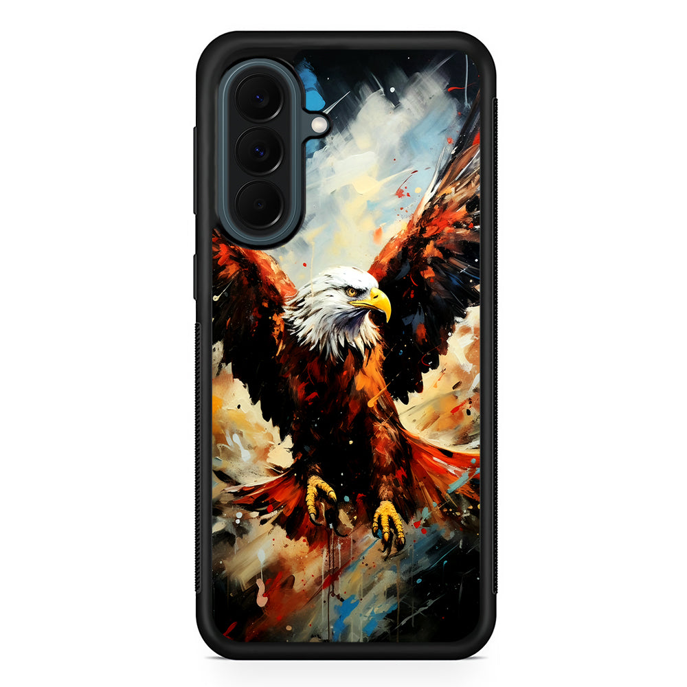 Eagle Flying In The Sky Samsung Galaxy A37 Case | Samsung Galaxy A37 Rubber Phone Case