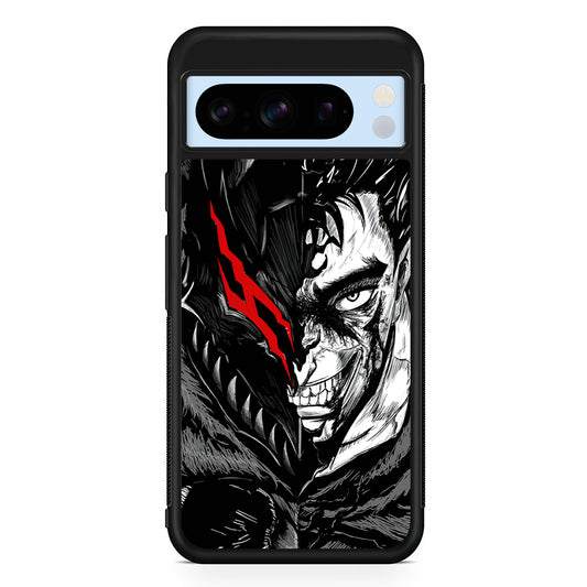Guts Berserk Face Google Pixel 8 Pro Case | Slim Rubber Case for Google Pixel 8 Pro