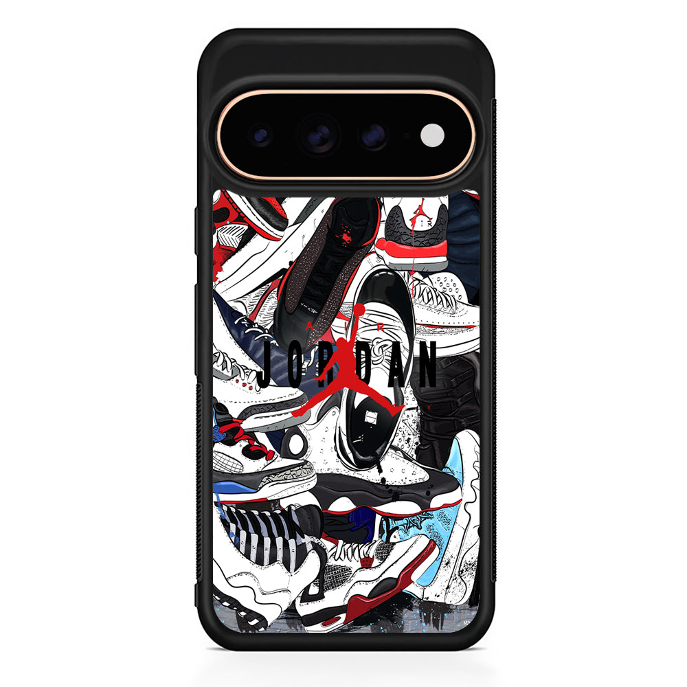 Air Jordan Scattered Collection Google Pixel 11 Pro Case - Stylish Protective Phone Case