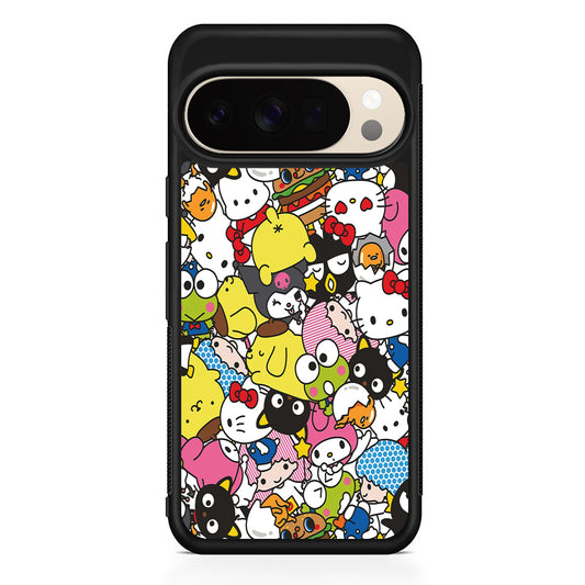 Hello Kitty and Friends Doodle Google Pixel 10 Pro XL Case | Slim Google Pixel 10 Pro XL Protective Case