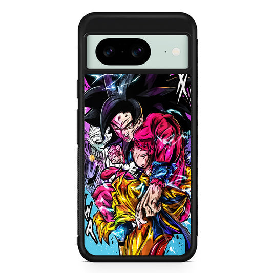 Goku SS4 Dragon Ball Z Google Pixel 8 Case | Durable Protective Cover for Google Pixel 8
