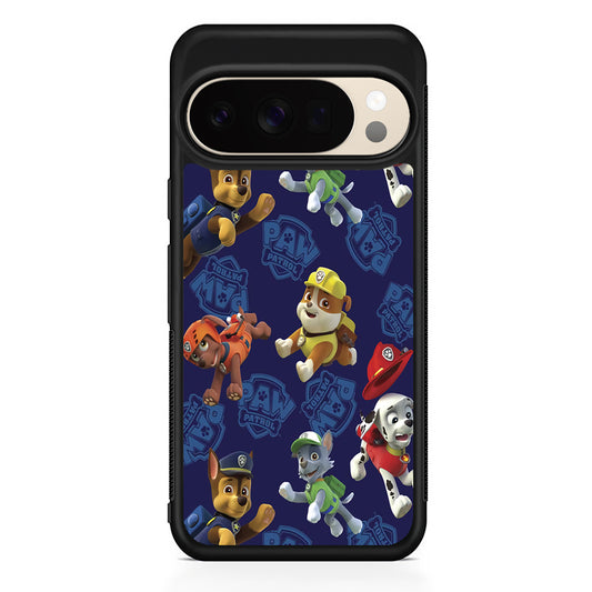Paw Patrol Navy Background Google Pixel 10 Pro XL Case | Slim Google Pixel 10 Pro XL Protective Case