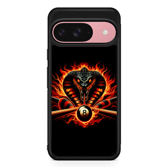 Cobra Head Ball Number 8 Google Pixel 9 Case | Google Pixel 9 Protective Rubber Case