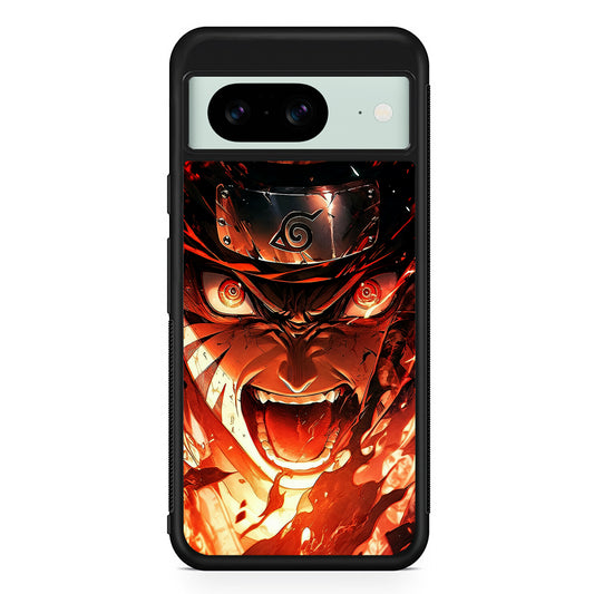 Naruto Uzumaki Goes Berserk Google Pixel 8 Case | Durable Protective Cover for Google Pixel 8