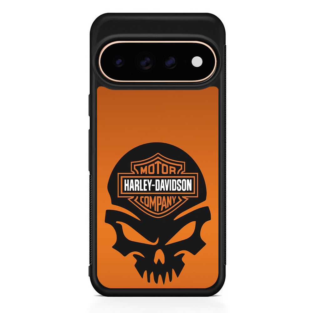 Harley Orange Skull Emblem Google Pixel 11 Pro Case - Stylish Protective Phone Case