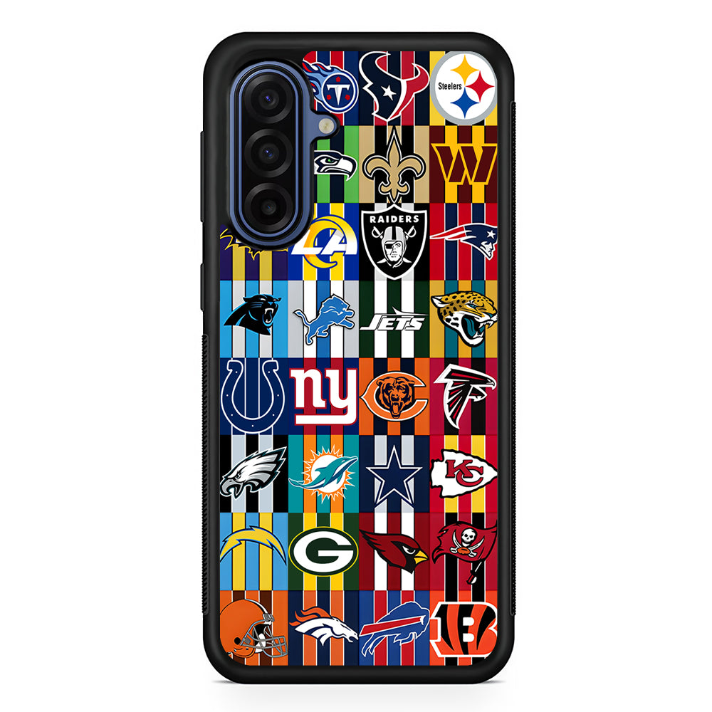 All NFL Football Logo Samsung Galaxy A17 Case | Slim Protective Phone Cover