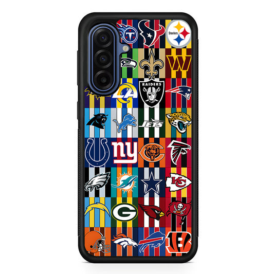 All NFL Football Logo Samsung Galaxy A17 Case | Slim Protective Phone Cover