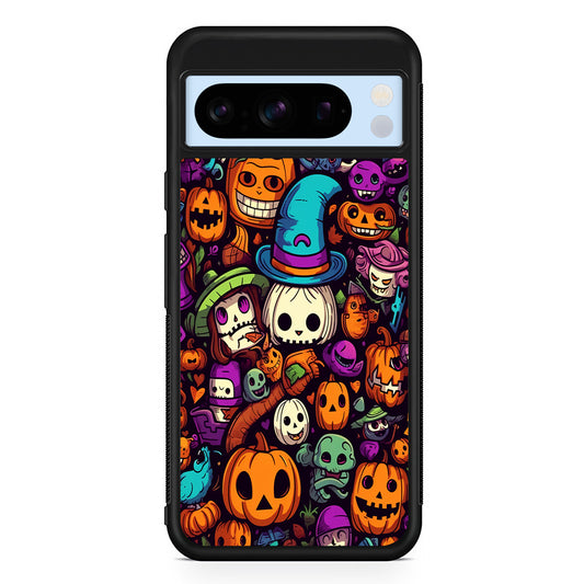Horror Halloween Themed Google Pixel 8 Pro Case | Slim Rubber Case for Google Pixel 8 Pro