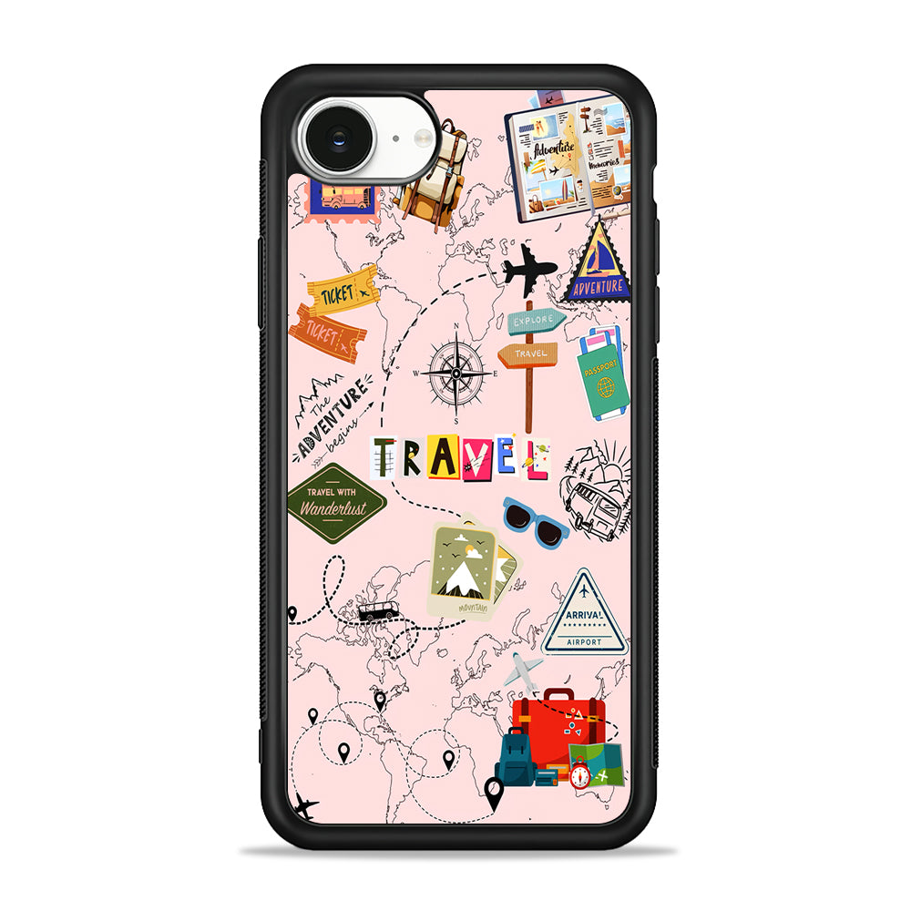 Travel and Adventure Tourism iPhone 16e Case | Protective Phone Cover