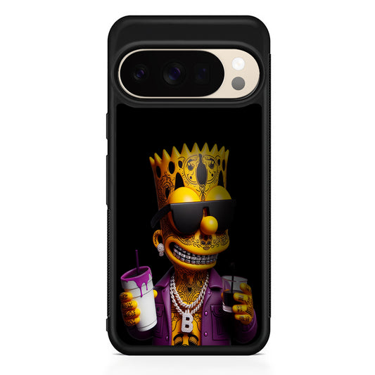 Bart Simpson The Rapper Google Pixel 10 Pro XL Case | Slim Google Pixel 10 Pro XL Protective Case