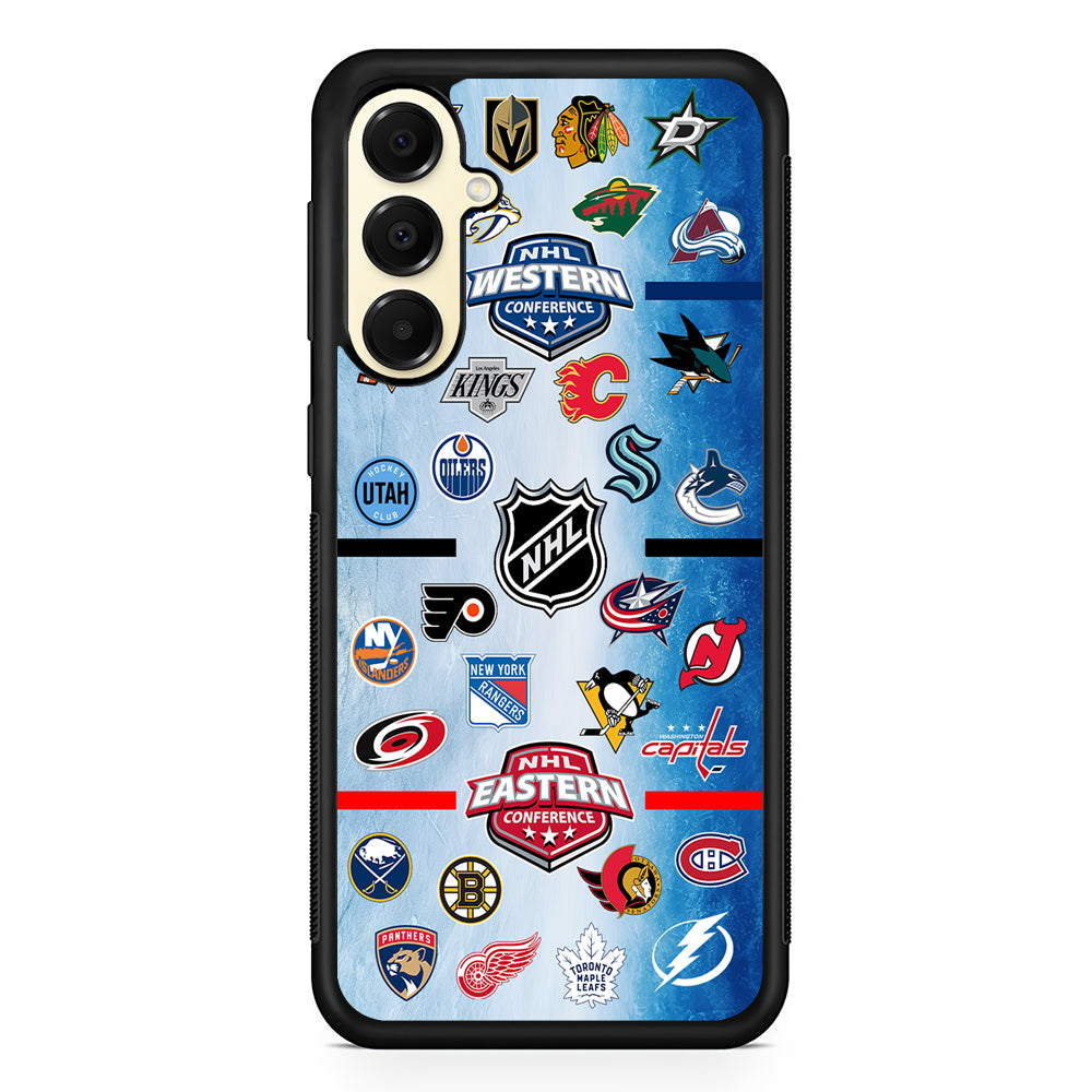 All NHL Teams Logo Samsung Galaxy A16 Case | Slim Rubber Samsung Galaxy A16 Case