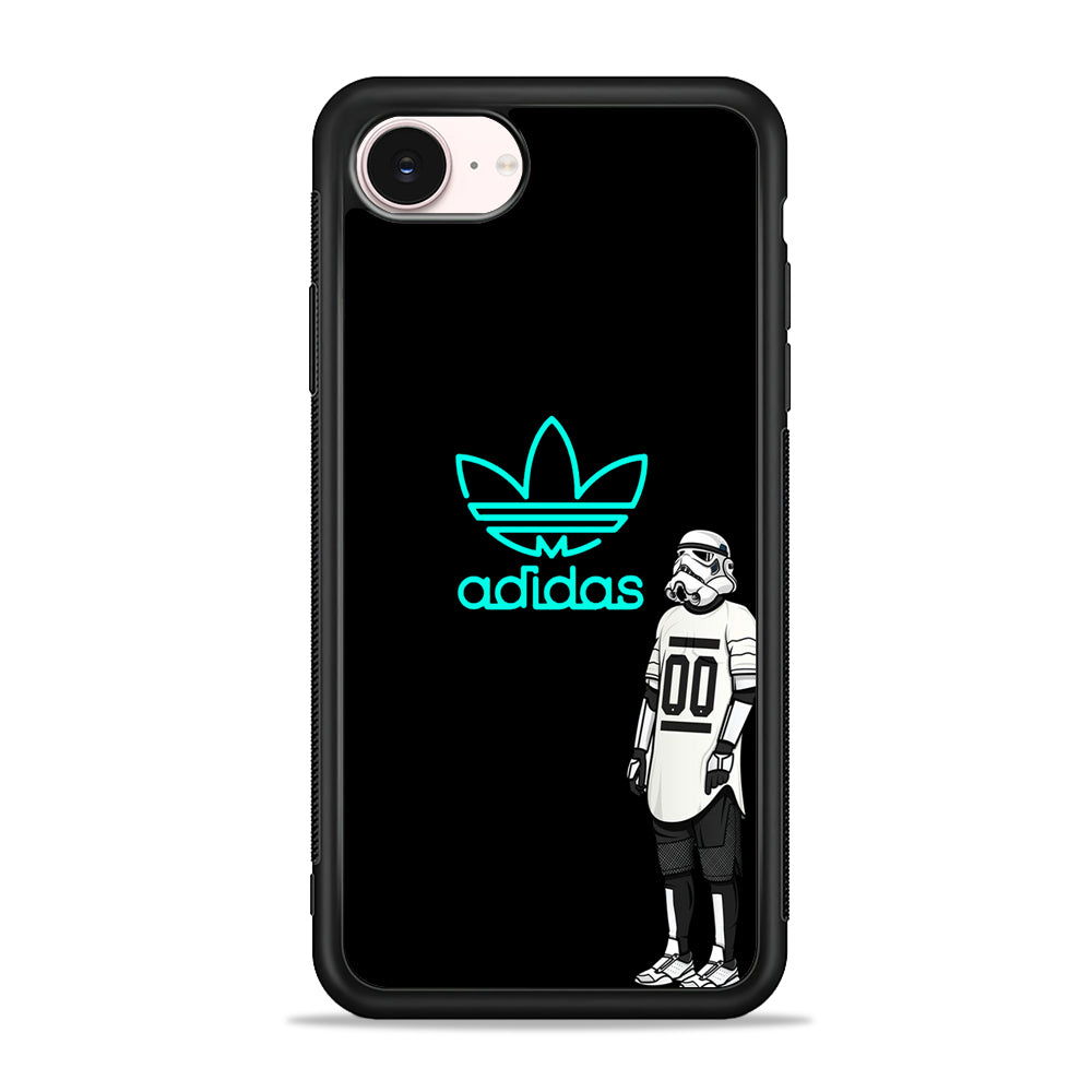 Adidas Neon Stormtrooper iPhone 17e Case - Silicone Case