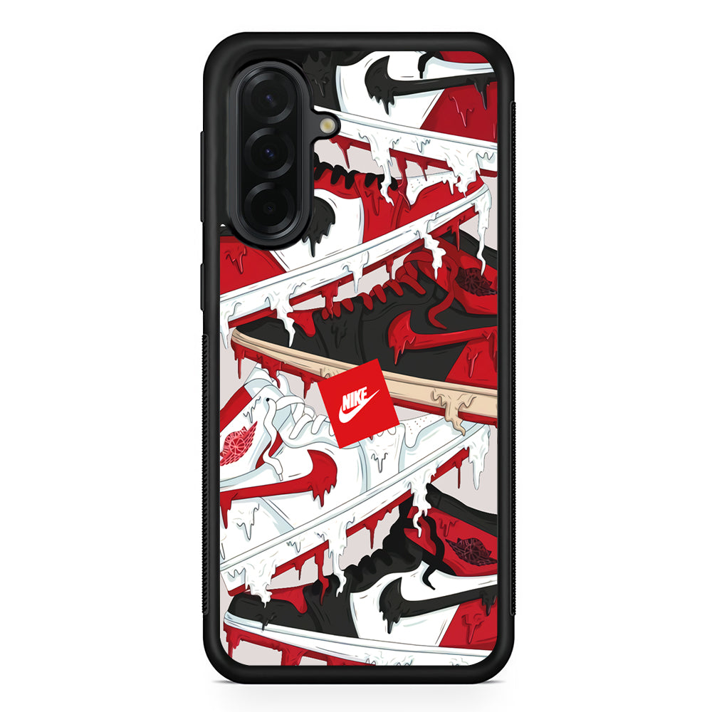 Nike Melt and Drip Samsung Galaxy A36 Case | Durable Samsung Galaxy A36 Cover
