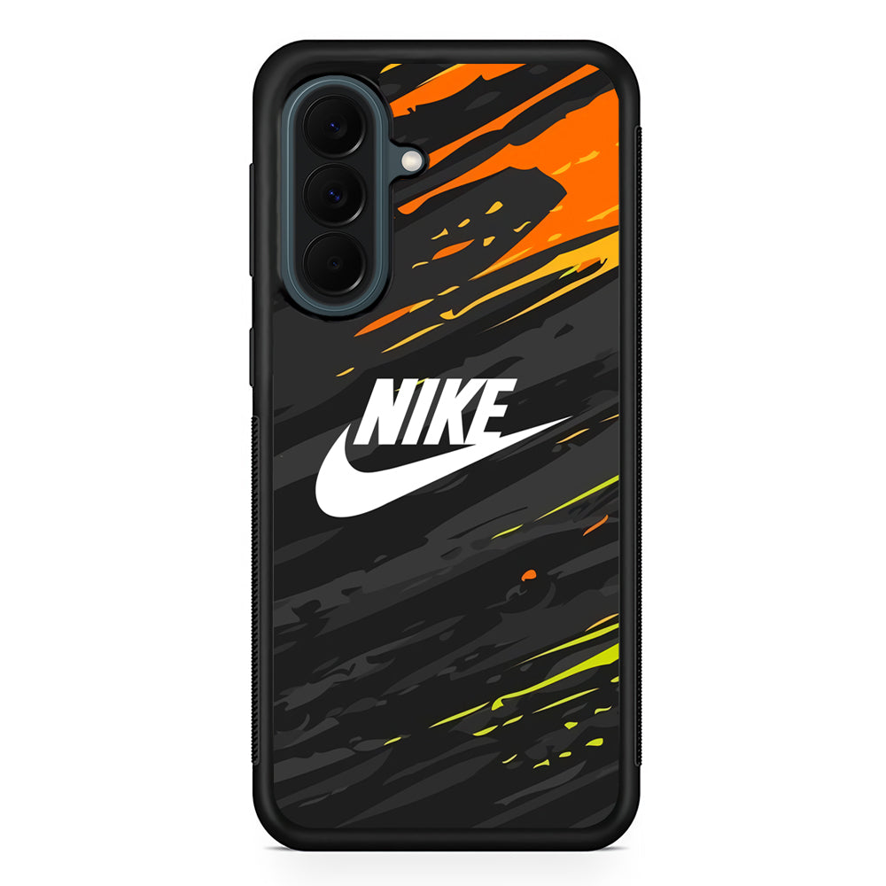 Nike Grey Dominant Abstract Samsung Galaxy A37 Case | Samsung Galaxy A37 Rubber Phone Case