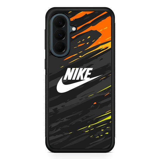 Nike Grey Dominant Abstract Samsung Galaxy A37 Case | Samsung Galaxy A37 Rubber Phone Case