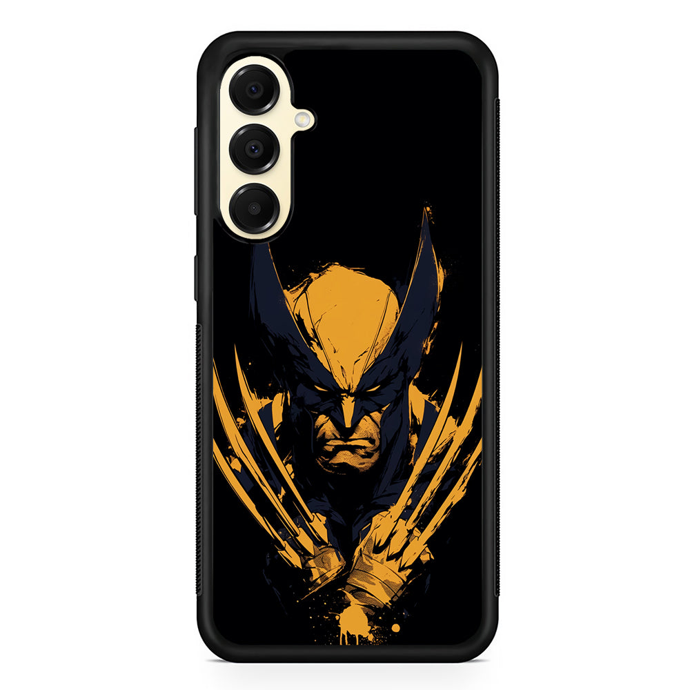 Wolverine Black and Yellow Samsung Galaxy A16 Case | Slim Rubber Samsung Galaxy A16 Case