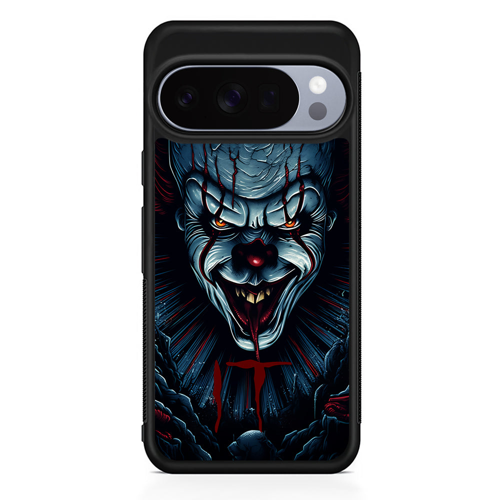 IT Clown Scary Face Google Pixel 10 Pro Case | Slim Google Pixel 10 Pro Rubber Case
