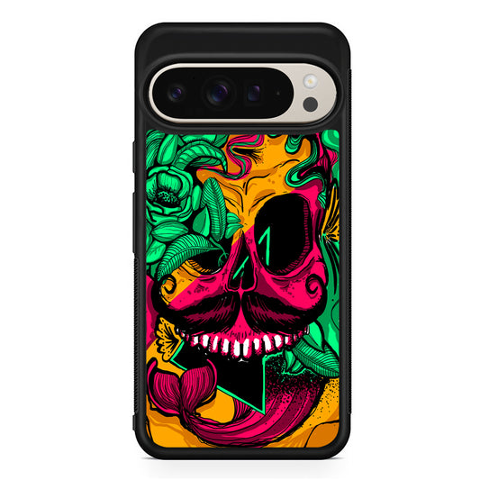 Pirates Skull Artistic Art Google Pixel 9 Pro Case | Slim Protective Cover
