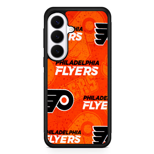 NHL Philadelphia Flyers Pattern Samsung Galaxy S26 Plus Case | Slim Protective Cover for Samsung Galaxy S26 Plus