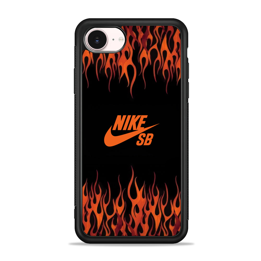 Nike Flame Fire SB iPhone 17e Case - Silicone Case