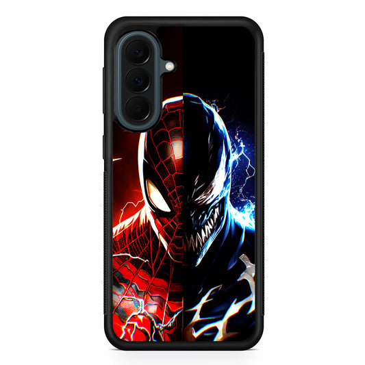 Venom X Spiderman Character Samsung Galaxy A37 Case | Samsung Galaxy A37 Rubber Phone Case