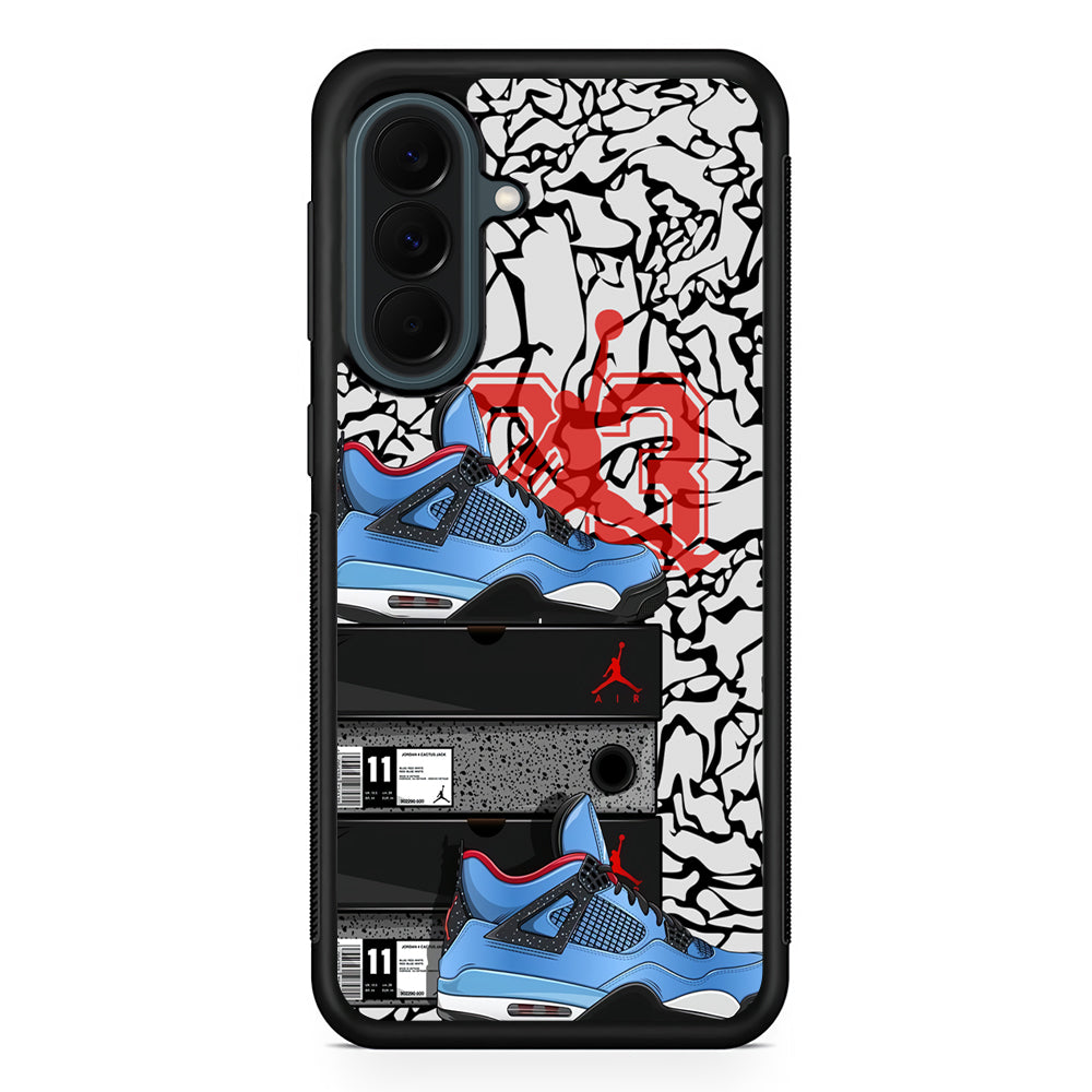 Air Jordan Sneakers from The Box Samsung Galaxy A37 Case | Custom Samsung Galaxy A37 Protective Cover