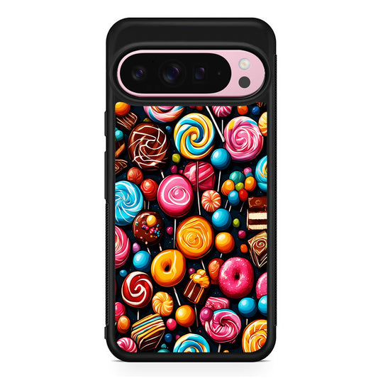 Colorful Assortment of Candies Google Pixel 9 Pro XL Case | Protective Cover