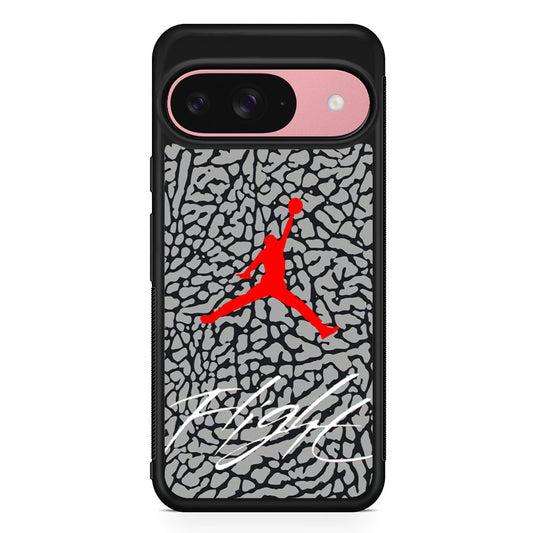 Air Jordan Hidden Patern Google Pixel 9 Case | Google Pixel 9 Protective Rubber Case