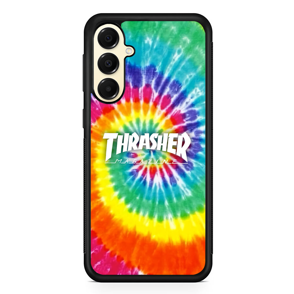 Thrasher Spiral Rainbow Samsung Galaxy A16 Case | Custom Protective Samsung Galaxy A16 Case