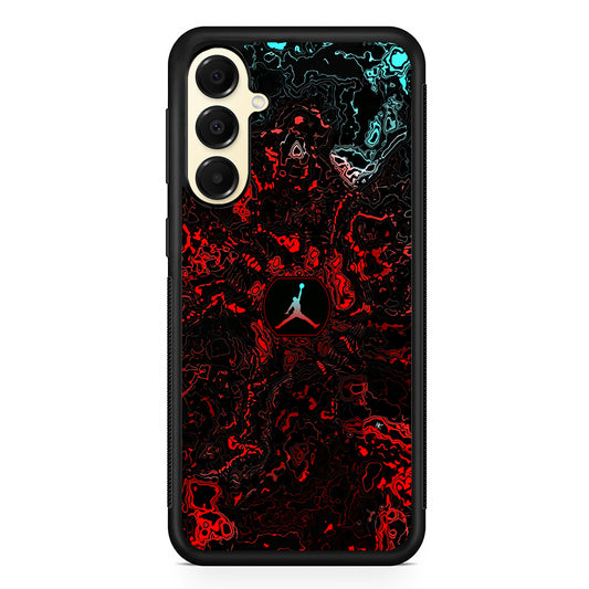 Air Jordan Mountain Contour Samsung Galaxy A16 Case | Slim Rubber Case for Samsung Galaxy A16