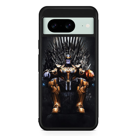 Thanos Sits On The Iron Throne Google Pixel 8 Case | Durable Protective Cover for Google Pixel 8