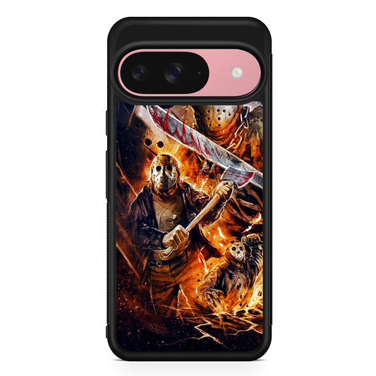 Friday the 13th Terror Google Pixel 9 Case | Google Pixel 9 Protective Rubber Case