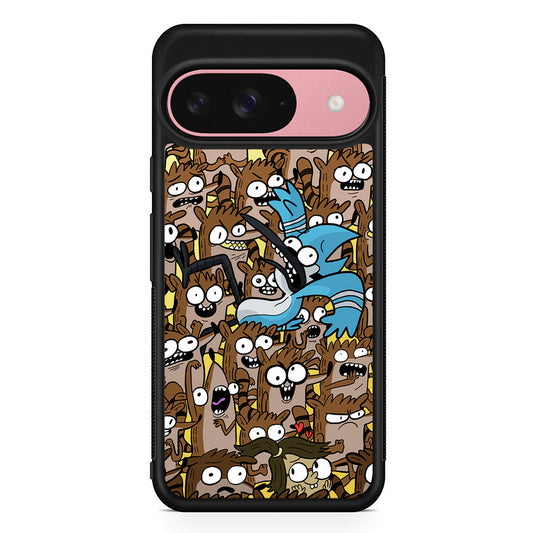 Regular Show Rigby Mordecai Cartoon Google Pixel 9 Case | Google Pixel 9 Protective Rubber Case