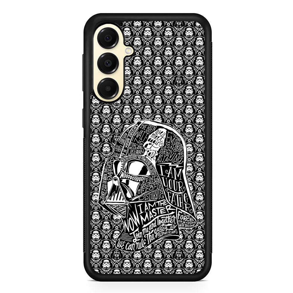 Star Wars Dart Vader Pattern Samsung Galaxy A16 Case | Slim Rubber Samsung Galaxy A16 Case